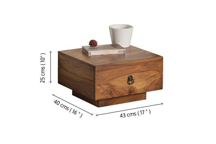 Thumbnail: Solid Wood Capital Bed Side Table With Darwer