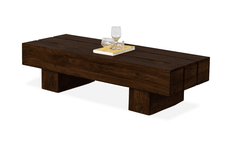 Thumbnail: Solid Wood Contrast Coffee Table
