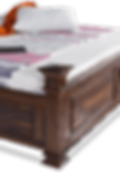 Thumbnail: Solid Wood Maharaja Bed