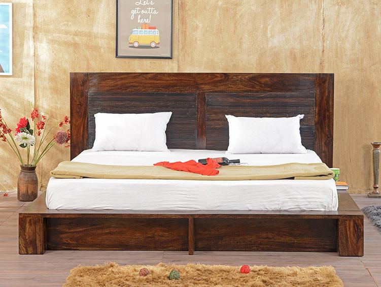 Thumbnail: Solid Wood Maharaja Platform Bed