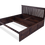 Thumbnail: Solid Wood Stripe Bed With Front Open Dual Storge