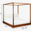 Thumbnail: Bolton  Poster Bed with Upholstered Headboard