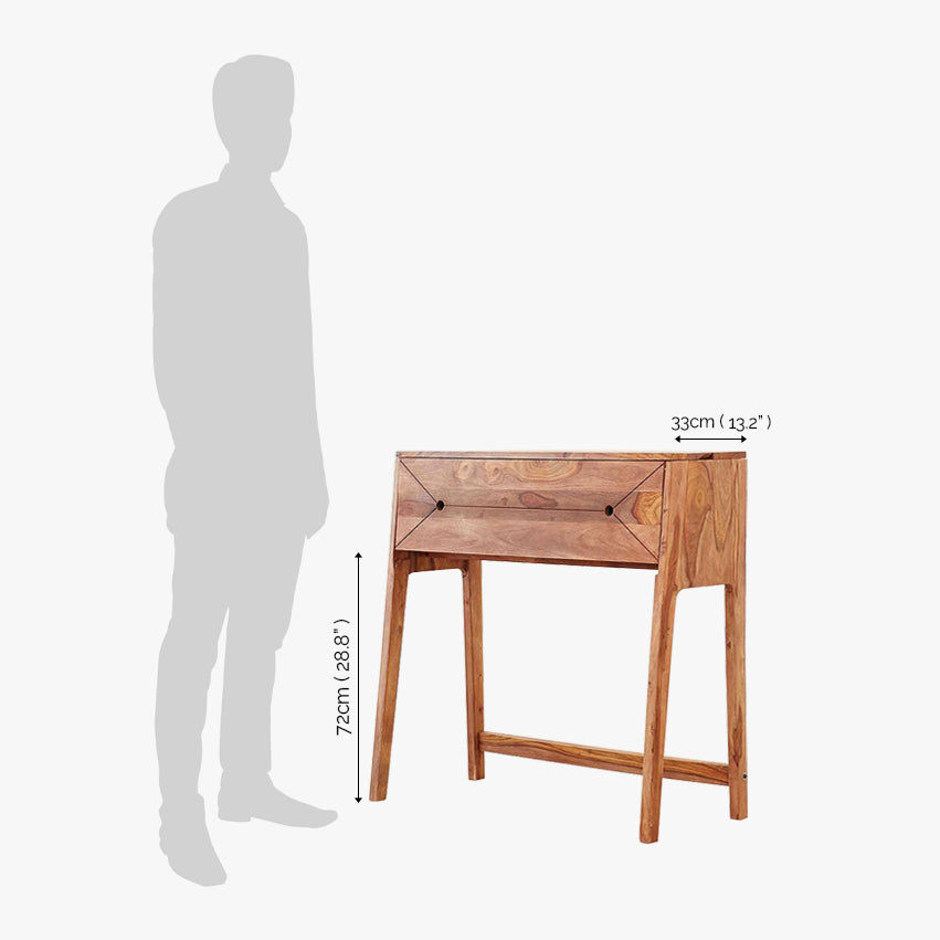 Thumbnail: Solid Wood Slant Study Table