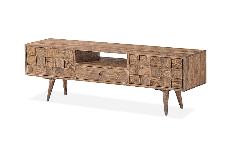 Thumbnail: Solid Wood Million TV Unit with 2 Doors & Drawers