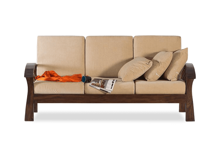 Thumbnail: Solid Wood Raj Sofa Set