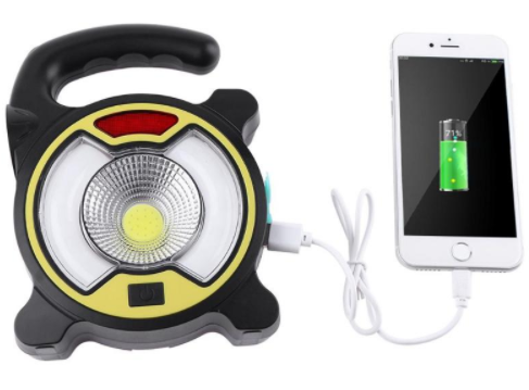 Thumbnail: 2.5W Solar Power Rechargeable Flood light with USB Port