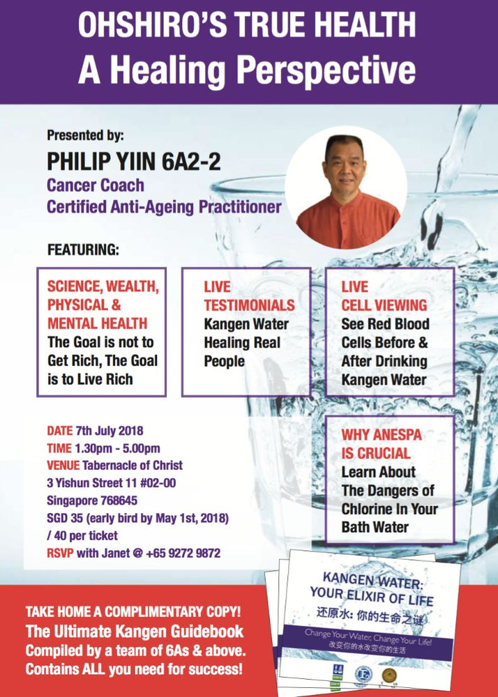 kangen water for cancer patients