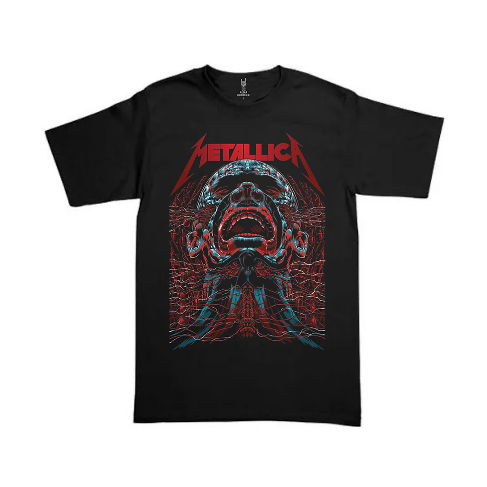 Playera Metallica: Scream