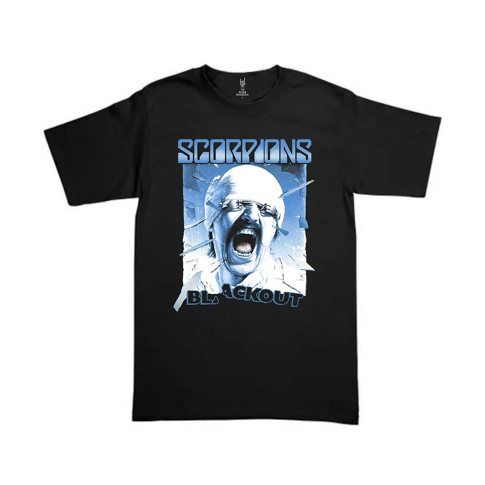 Playera Scorpions: Blackout