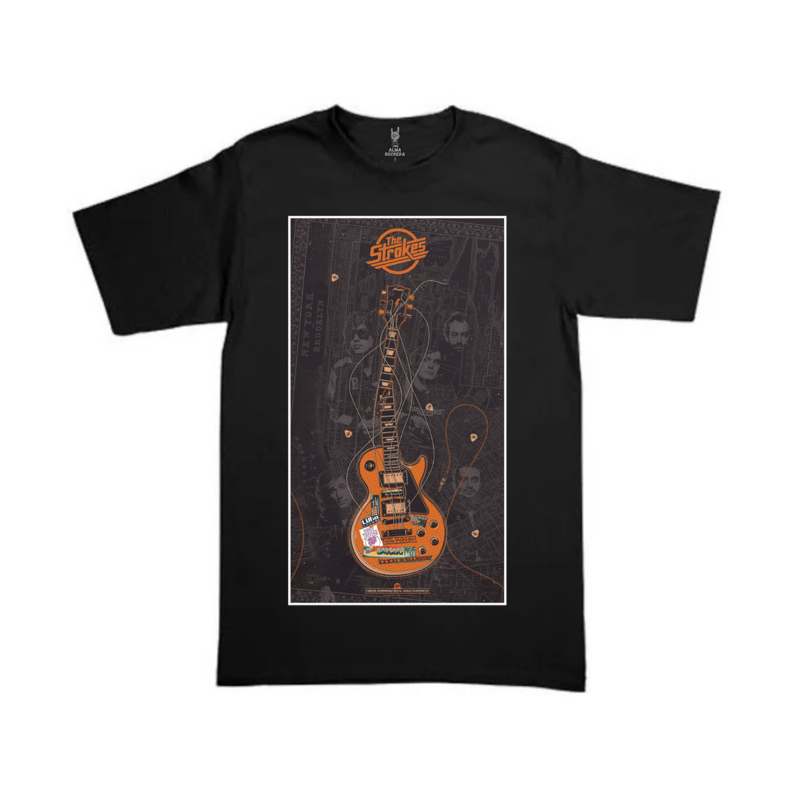 Playera The Strokes: Guitar