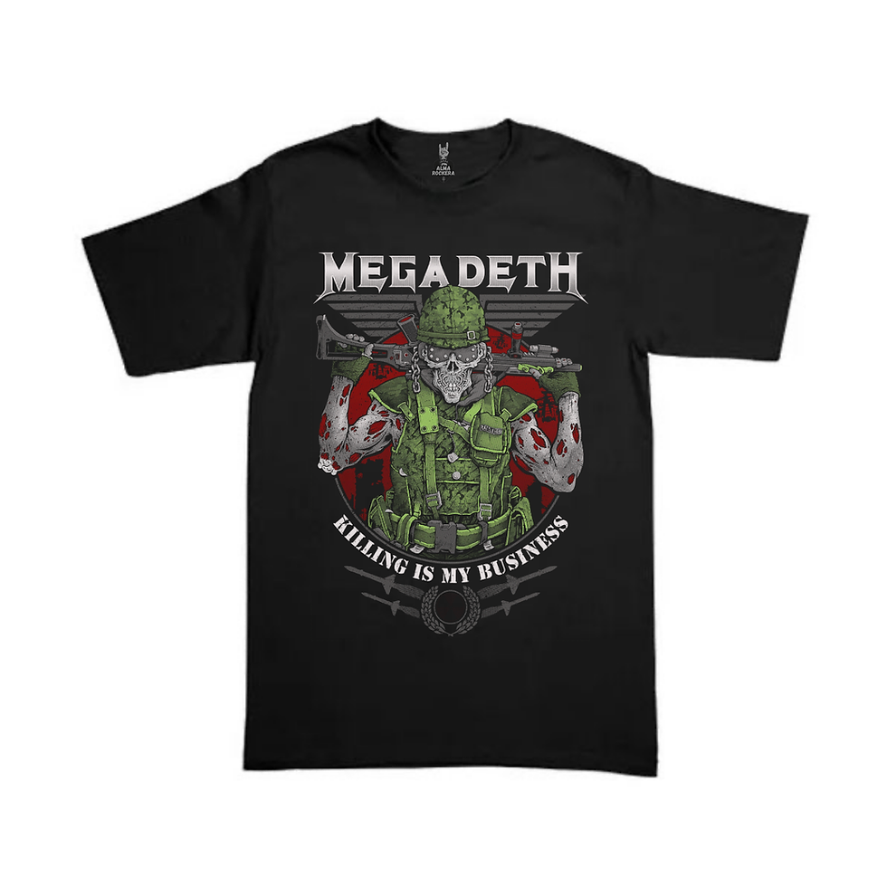 Playera Megadeth: Killing is my Business II
