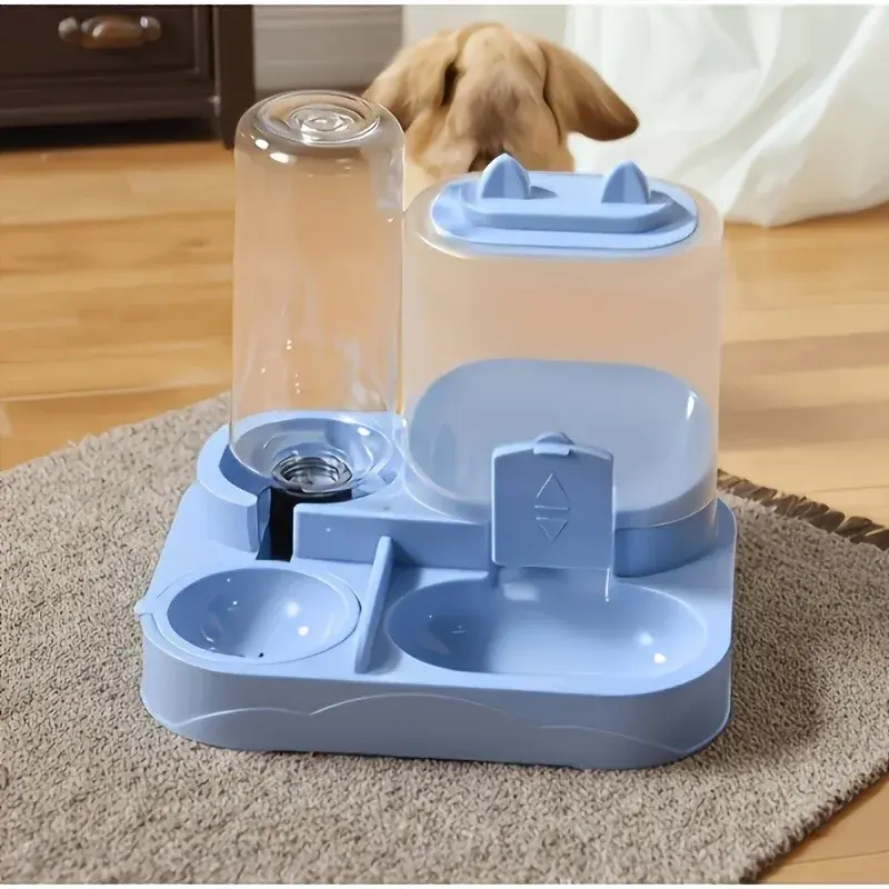 Thumbnail: 2-in-1 Automatic Cat Feeder — Large Capacity Food & Water Bowl