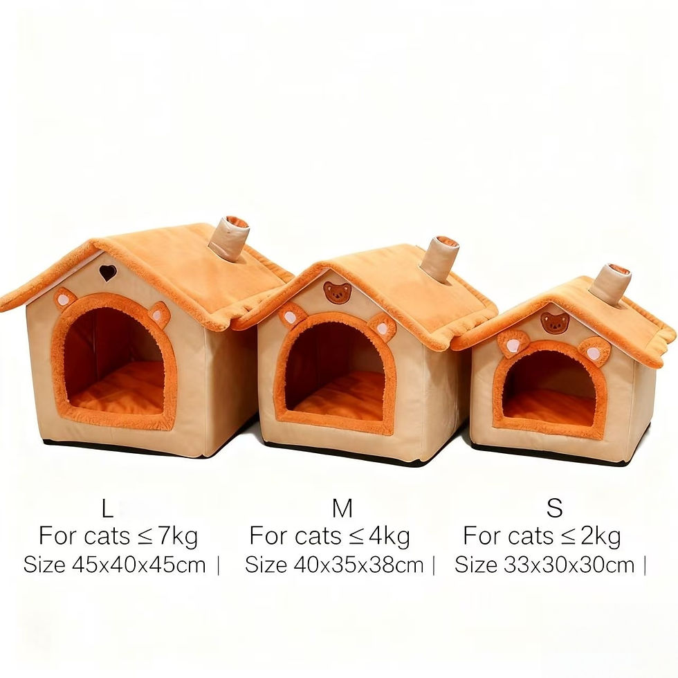 Thumbnail: Cosy Pet House Bed – Warm & Comfortable All Year Round