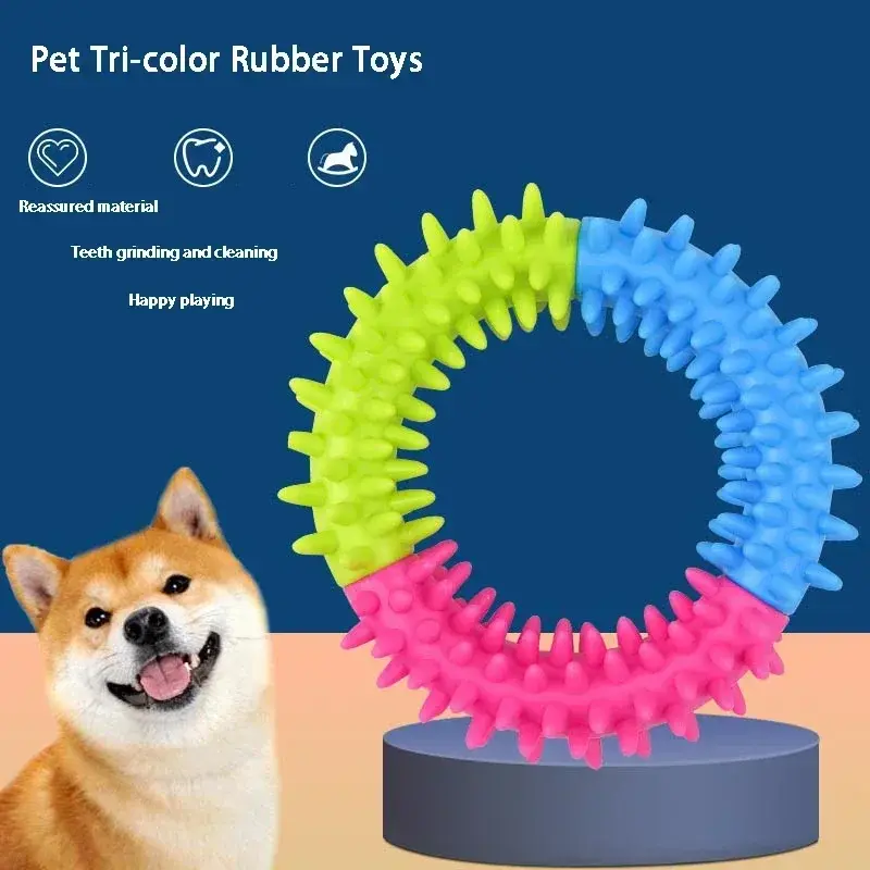 Thumbnail: INTERACTIVE DOG TOY – RUBBER RING FOR CHEWING AND PLAY