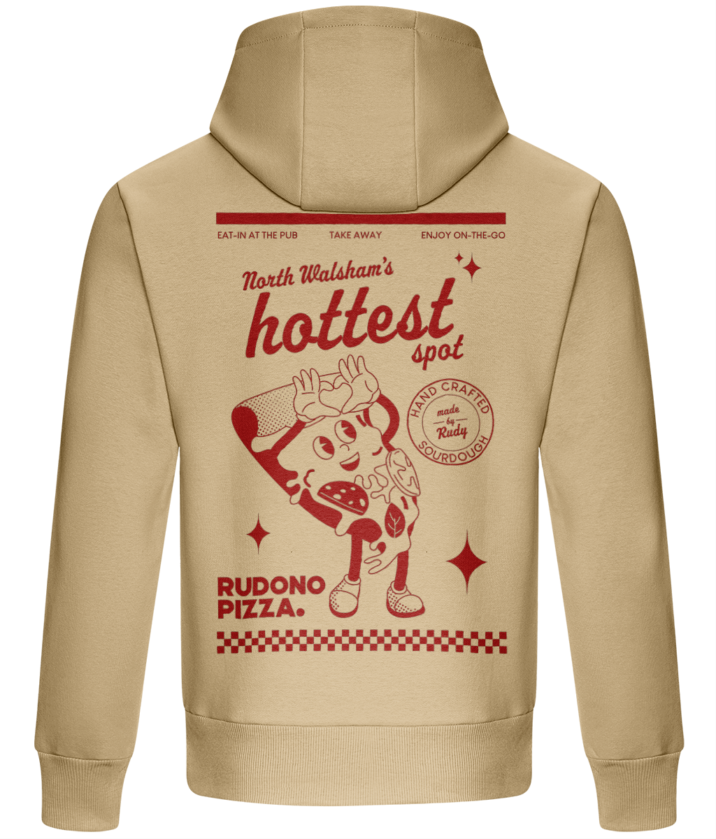 Rudono Pizza branded hoodie