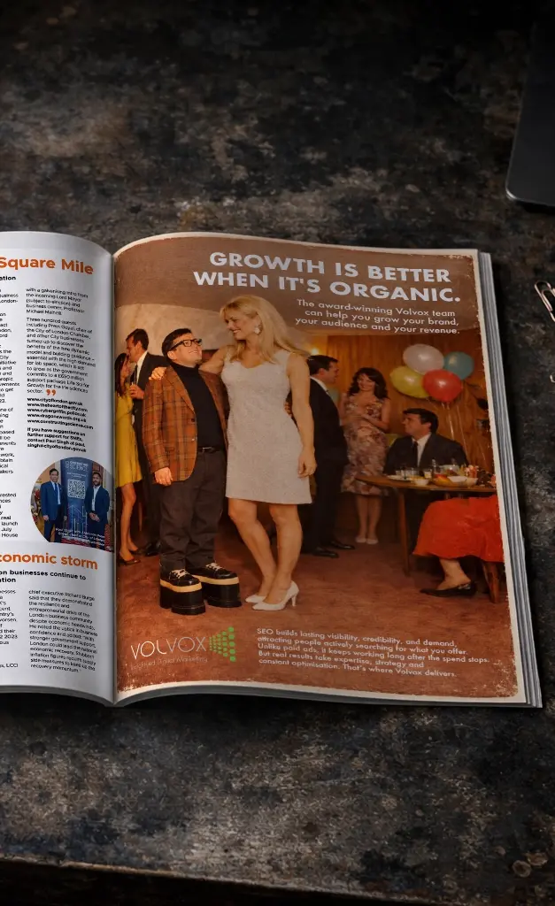 Volvox Magazine Advert on Desk copy.webp