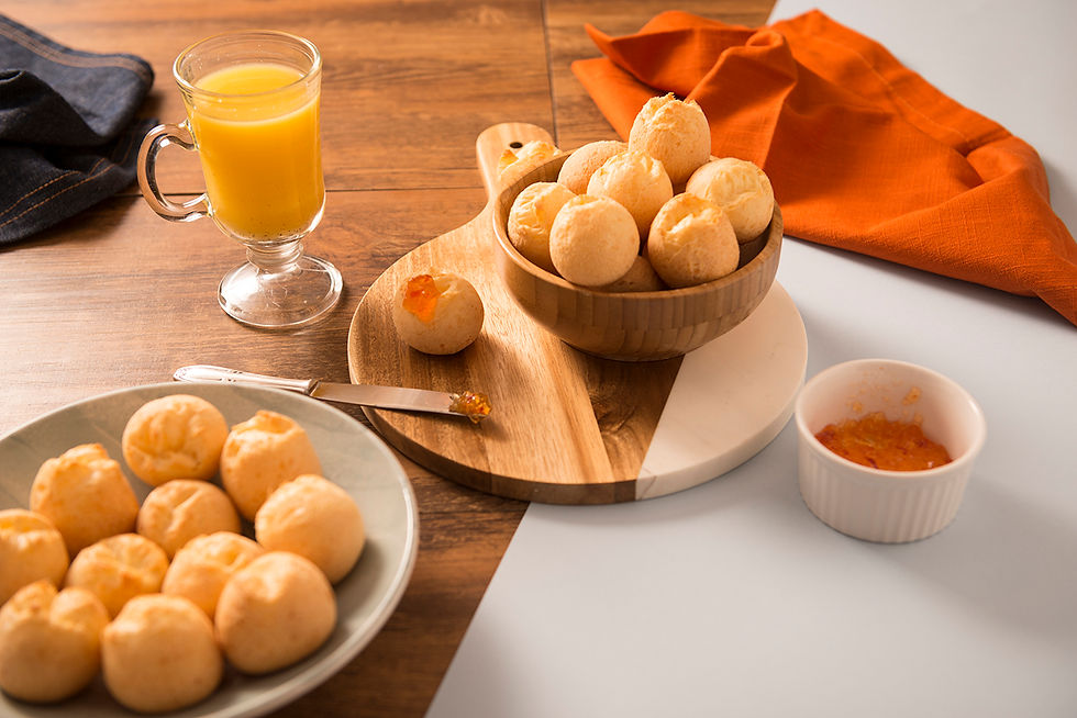 Pao de Queijo Coquetel 15 Gramas, pacote 400 gramas e dois kilos