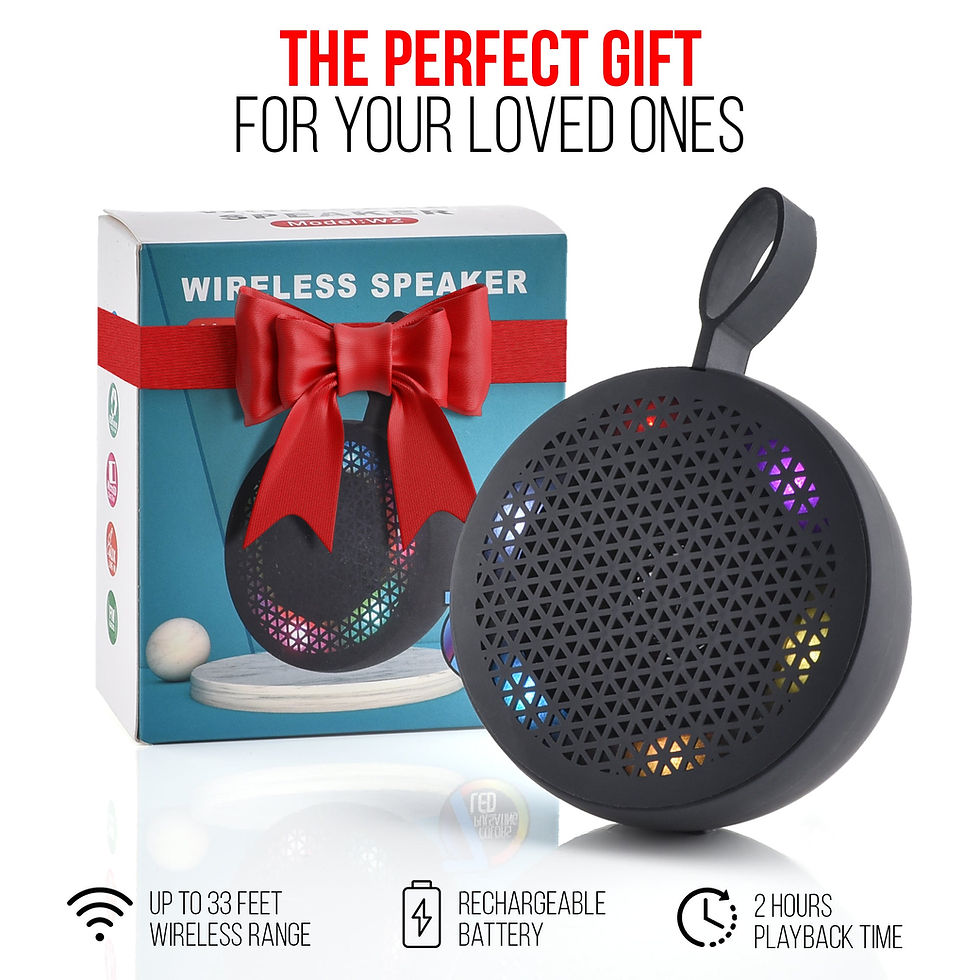 Miniatura: RISEBASS Water Resistant Bluetooth Shower Speaker, Handsfree Portable Speakerpho