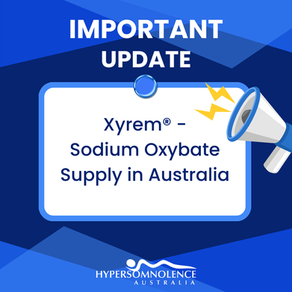 Update on Xyrem® (Sodium Oxybate) Supply in Australia