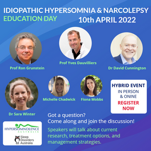 Idiopathic Hypersomnia & Narcolepsy Education Day