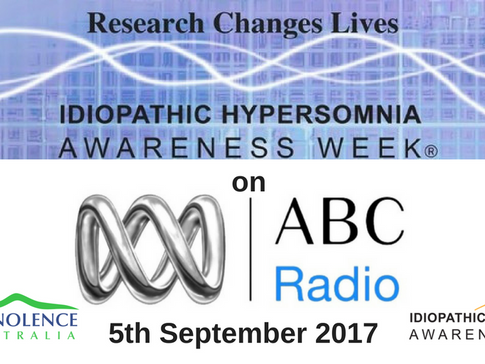 Idiopathic Hypersomnia Awareness Week on ABC Radio