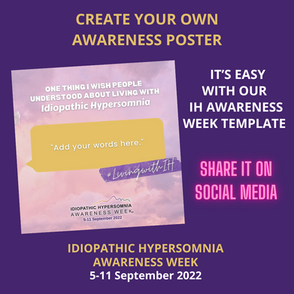 Idiopathic Hypersomnia Awareness Week 2022