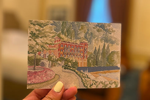 Destination wedding makeup at Villa d'Este, Lake Como, Italy