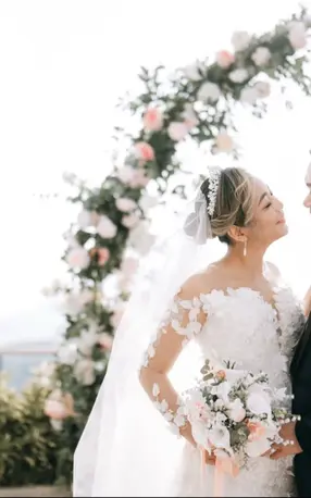 makeup and hair for sharon wedding and wedding ceremony