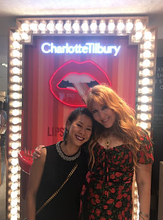 Kalamakeup working with Charlotte Tilbury JPG