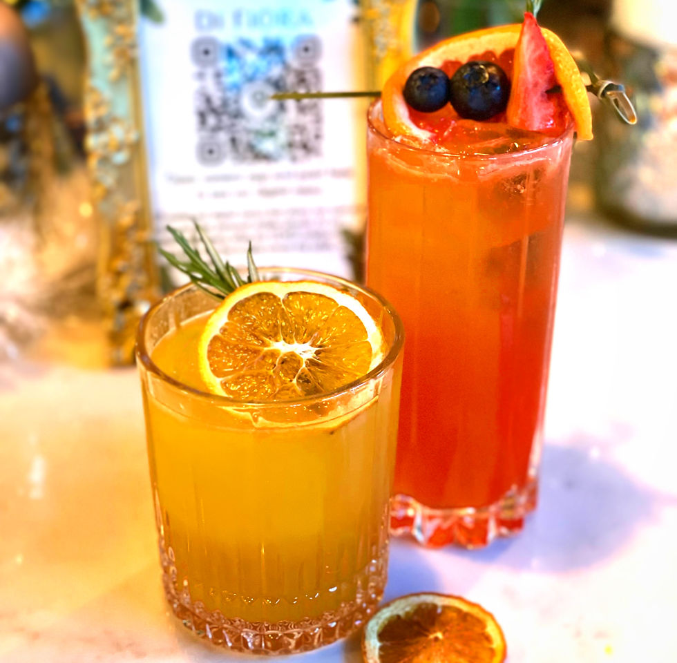 Arranged Food and Objects