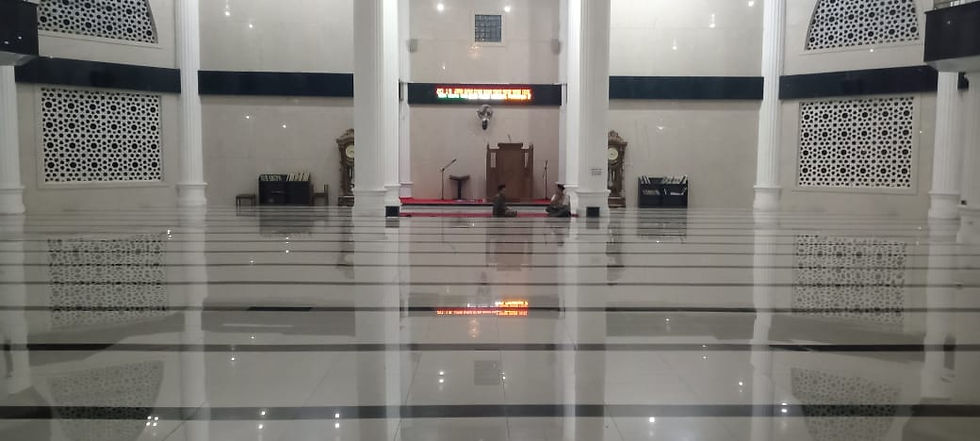 Pemasangan Karpet Masjid Grade Super