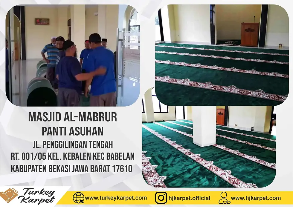 Pemasangan Karpet Masjid