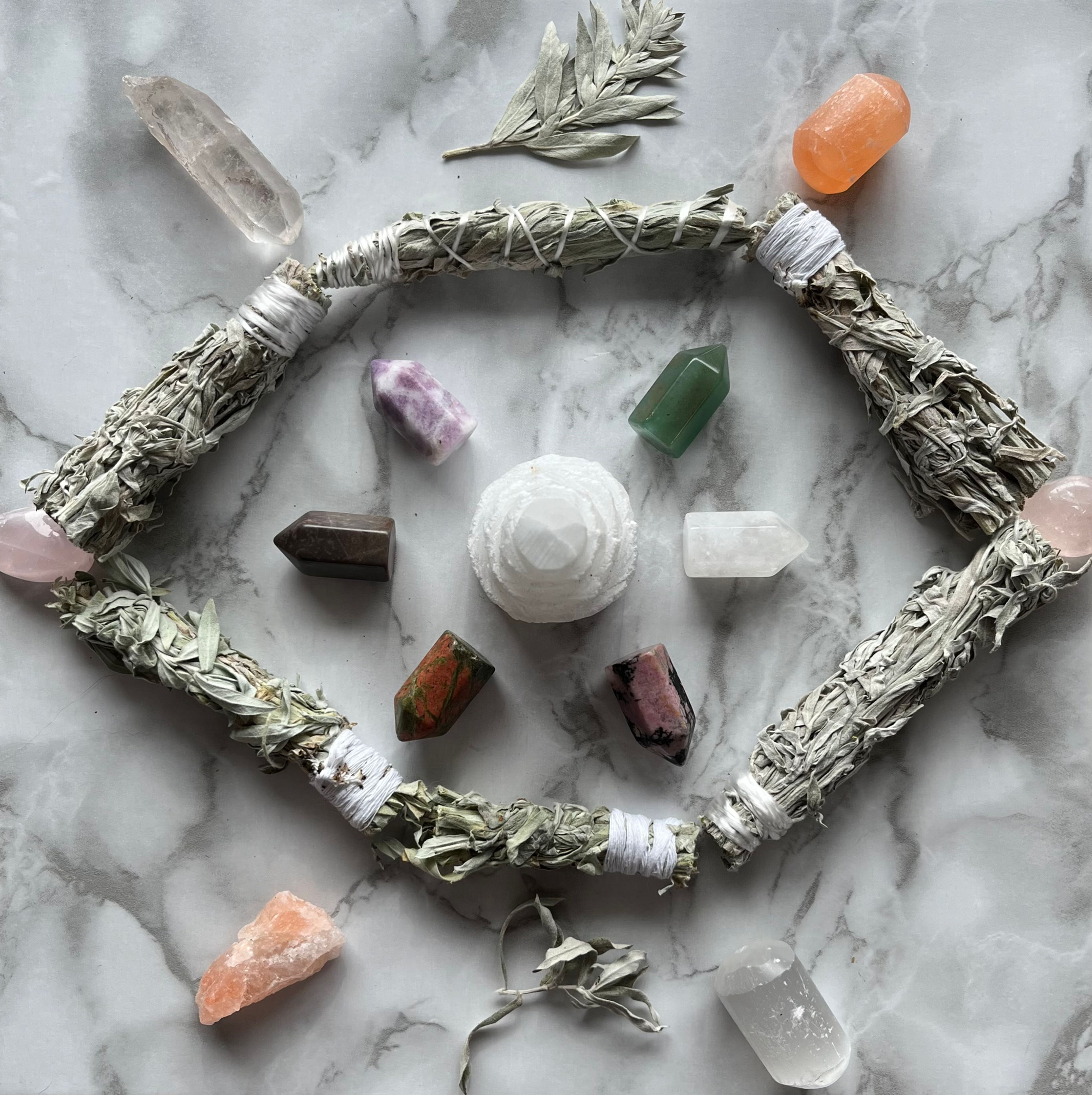 White Prairie Sage Herb Bundle