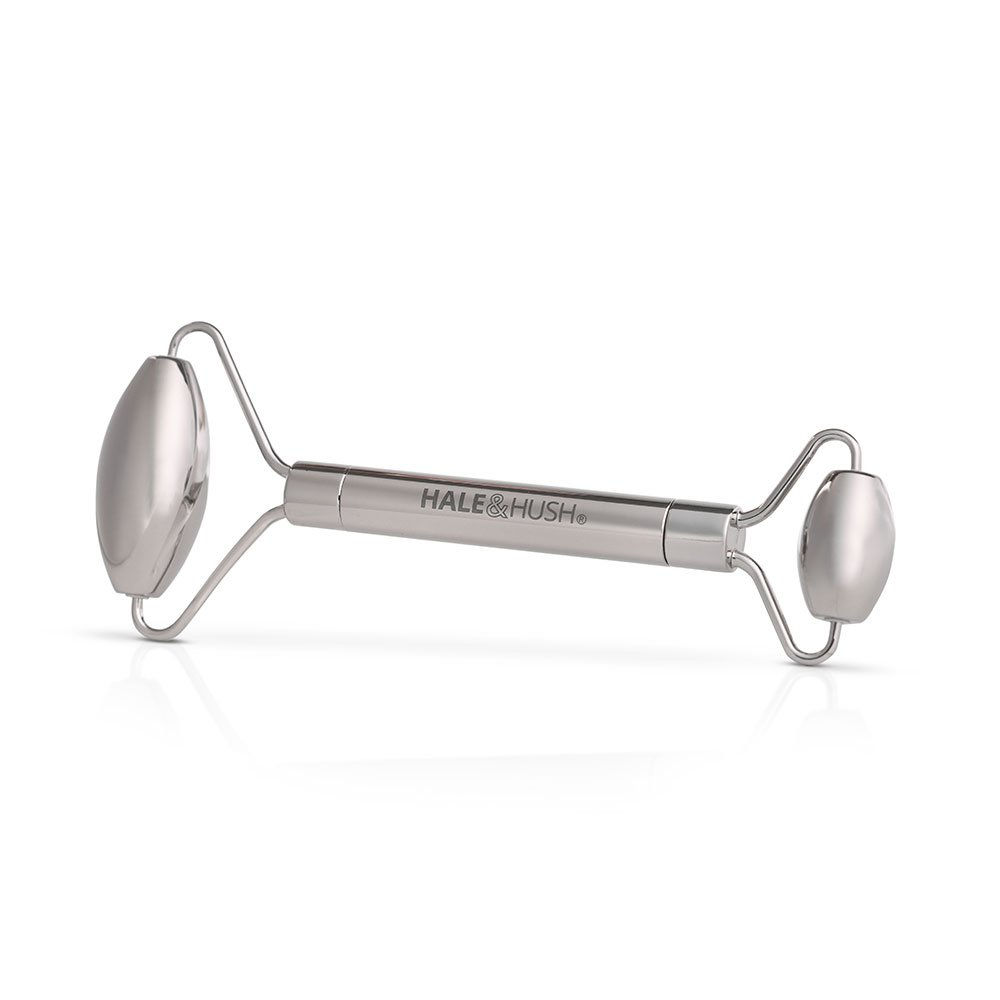 HALE & HUSH STAINLESS STEEL FACIAL ROLLER