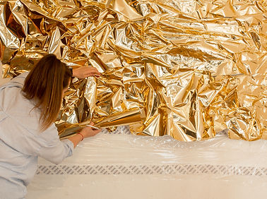 Décoration d'un fond pour photographe