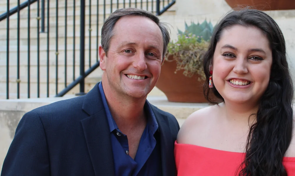David Roper and his daughter, Ash