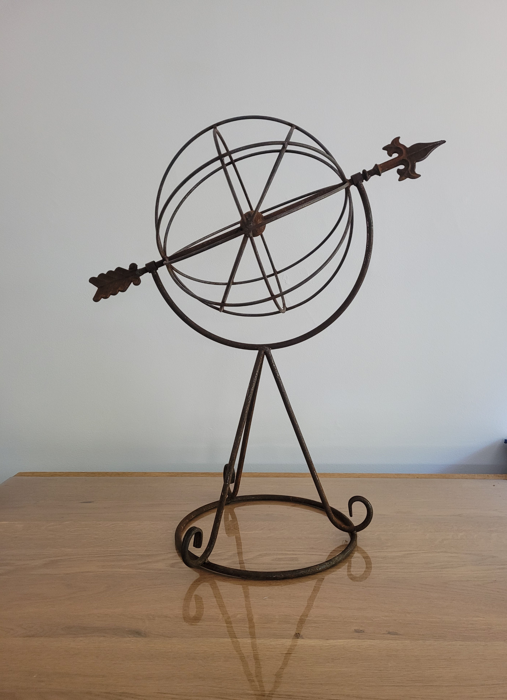 Iron Armillary Sphere and Arrow