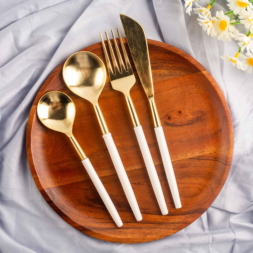 Thumbnail: Wooden Plate & Bowl Set: Wooden Prop