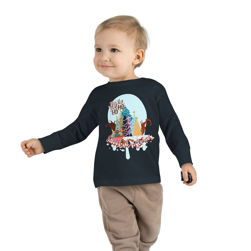 Sweet Christmas | Block | Toddler Long Sleeve Tee