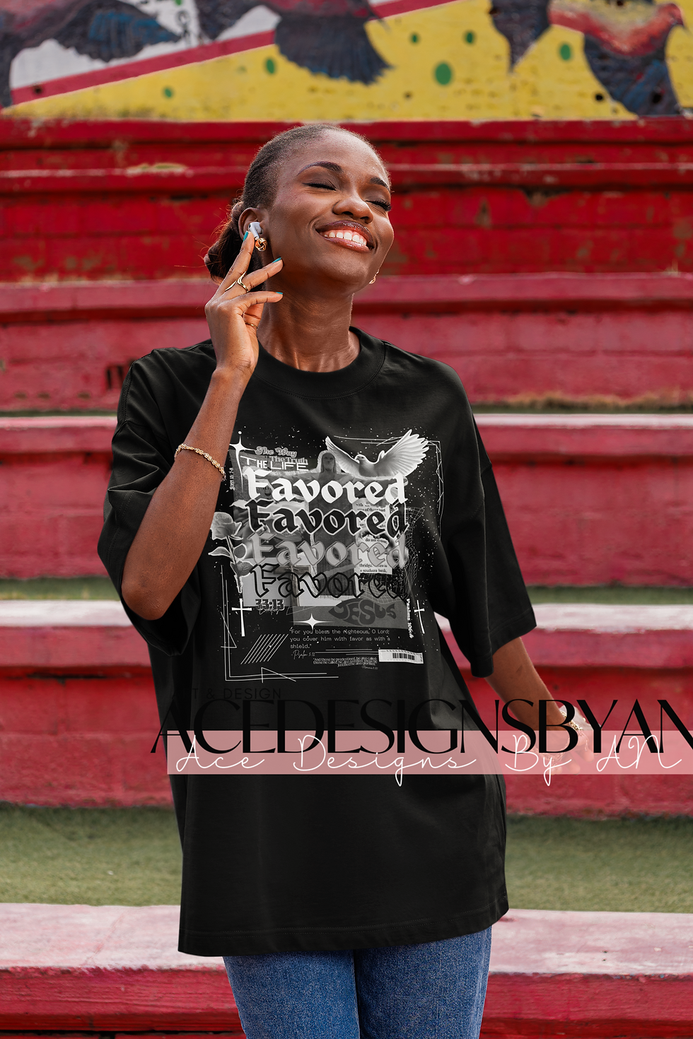 Thumbnail: Favored | Oversized Boxy Tee - Unisex Graphic T-Shirt for Comfort and Style