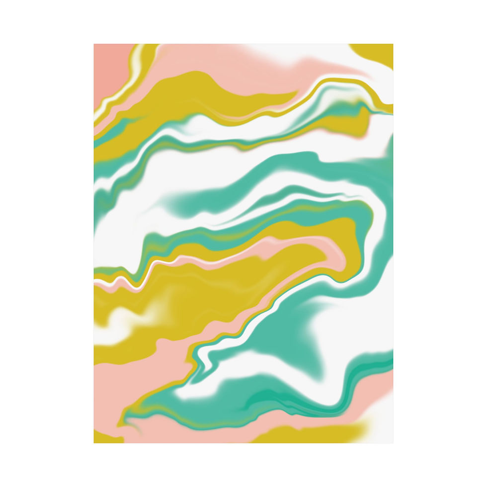 Thumbnail: Golden Sherbet | Satin Poster | Wall Art