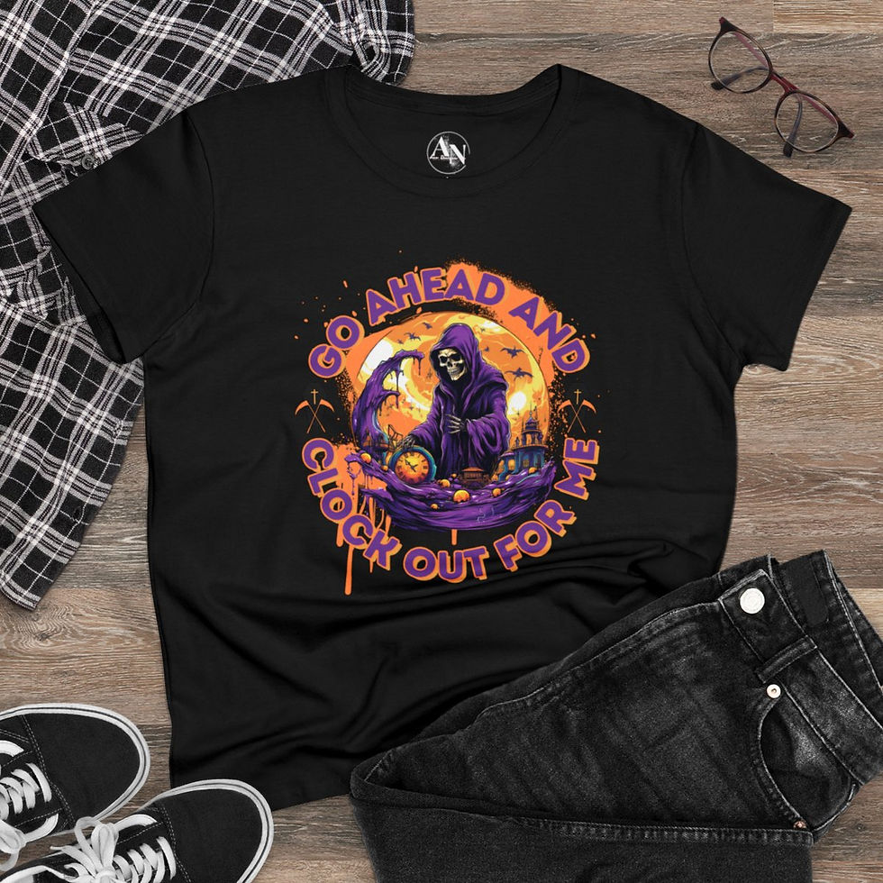 Clock Out | Spooky Season | Women's | T Shirt