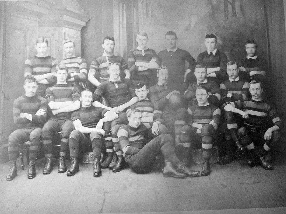 An early SRFC side - Some would have played during the 1877/8 season