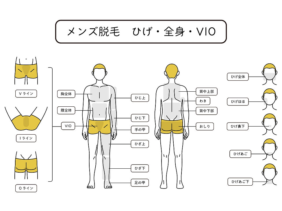 メンズ脱毛のメリットは沢山ございます。 メンズ脱毛によって、体毛を減らしたり除去することで清潔感が向上します。特に胸毛や背中の毛、ヒゲの処理などは、スッキリとした印象を与えます。