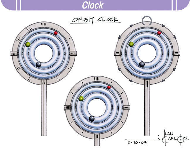 Tubular Clock Design