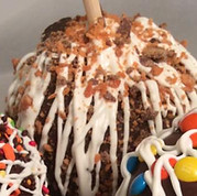 gourmet caramel chocolate apples