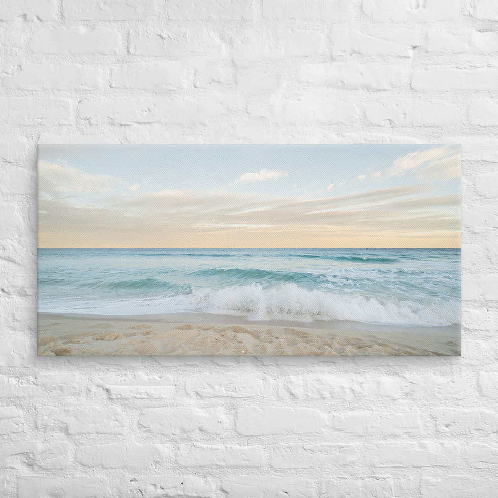 Thumbnail: Clarity — Scarborough Beach Perth | Canvas Print (Hidden Canvas Frame)