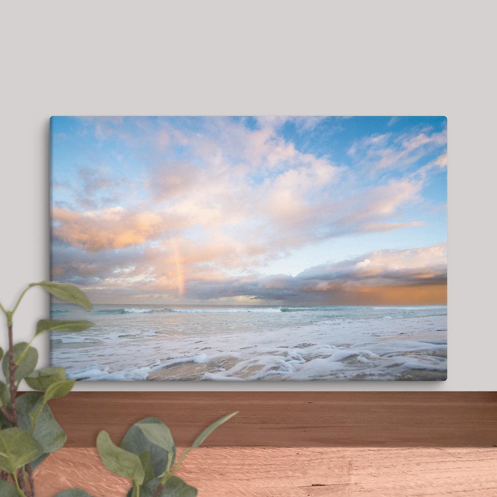 Thumbnail: Bloom — Scarborough Beach Perth | Canvas Print (Hidden Canvas Frame)