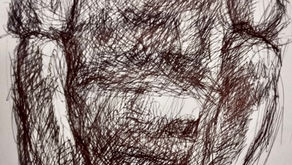 Scribble Life study. Ball-point pen. 2023