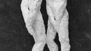 Caring. Plaster on armatures. 1958.